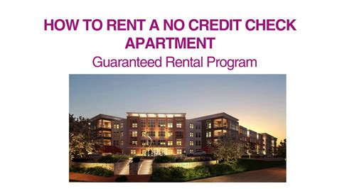 apartments no credit check|apartments that don't check credit near me.